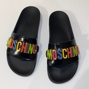 Black Moschino sandals